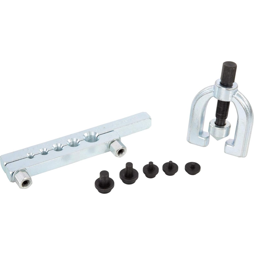 Double Flaring Tool Set, Automotive Brake Line Repair, Multiple Adapters