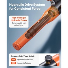 Uimoso Hydraulic Copper Pipe Crimping Tool with 1/2&Prime;, 3/4&Prime;, 1&Prime; Jaws
