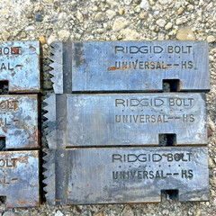 Ridgid Universal Style Bolt Threader Dies 500B HS High Speed Mixed Lot Used