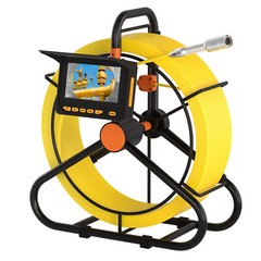 4.3-inch Screen 16GB DVR Pipeline Camera 23mm/0.9-inch Camera Diameter 30m Cable