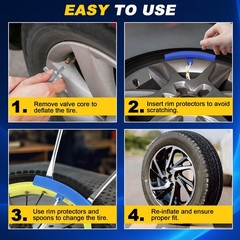 14.5&Prime; Tire Spoon Kit 26PCS Tire Changing Tool for Motorcycle Dirt Bike Lawn