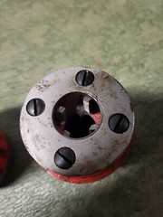Armstronf Set Of 3 Manual Pipe Threader Die Head 3/4&Prime; and 1/2&Prime;