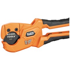 Klein Tools 50043 PEX Pipe and Tubing Cutter, 1-Inch I.D. Cutting Orange