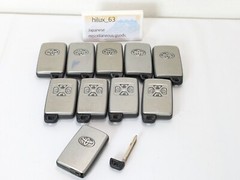 Toyota genuine smart key 4 button type slide Noah Voxy 10 set Silver 271451-0500
