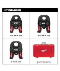 Milwaukee M18 1/2 in.-1 in. Black Iron Press Tool Kit (Case Only)49-16-2696