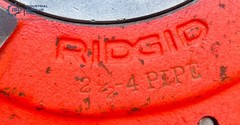Ridgid Receding Die Head Pipe Threader/Threading Machine 2-&frac12;&rdquo;-4&Prime; BSPT #7