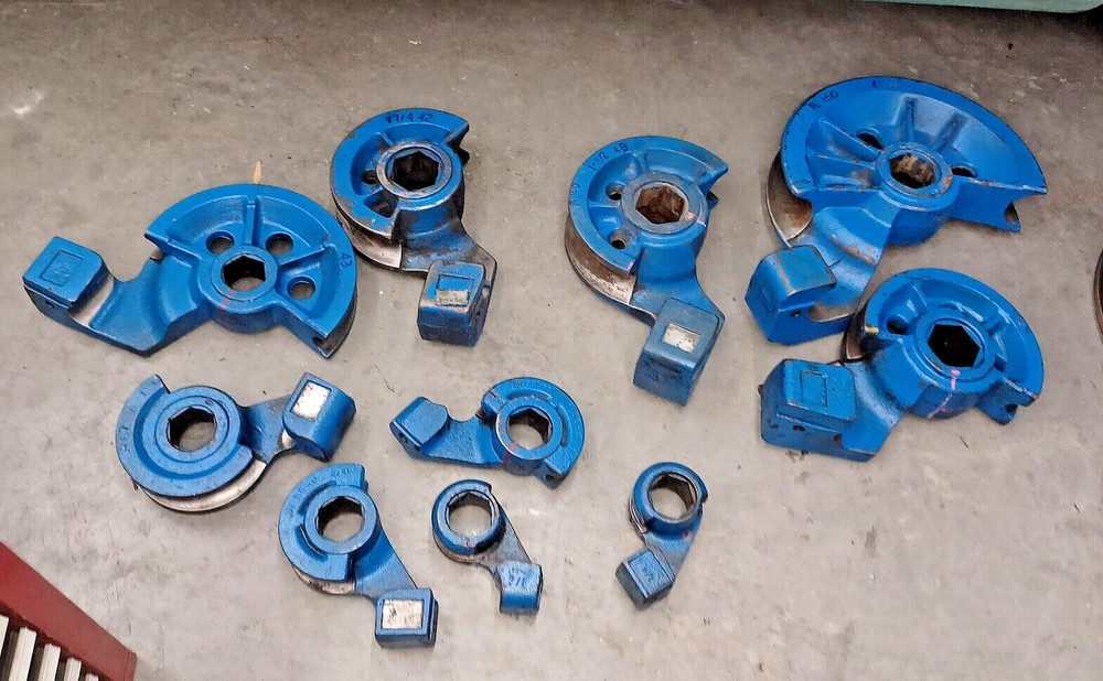 pipe dies for Ercolina bender PRICE is NOT 1234! PRICE FOR EACH DIE IS LISTED