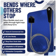 Long Pipe Cleaner Brush &ndash; AC Condensate Line Tool