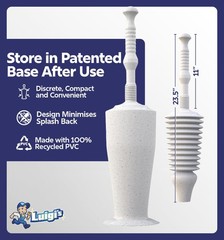 Luigi&rsquo;s Toilet Plunger &ndash; Unclogger Plungers for Grey Plunger, Gray