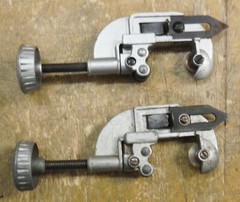 LOT of 2 Tubing Cutters Japan & USA Made &bull; 1/8&Prime;-1&Prime; Good Used Cond FREE SHIP d41