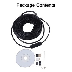 50 FT Pipe Inspection Camera USB Video Sewer Drain-Cleaner,Water-proof