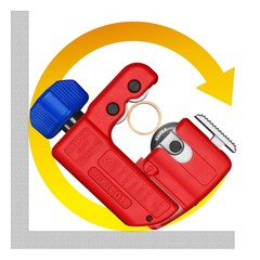 KNIPEX Tools 90 31 01 SBA TubiX&reg; S Pipe Cutter, 3&Prime;