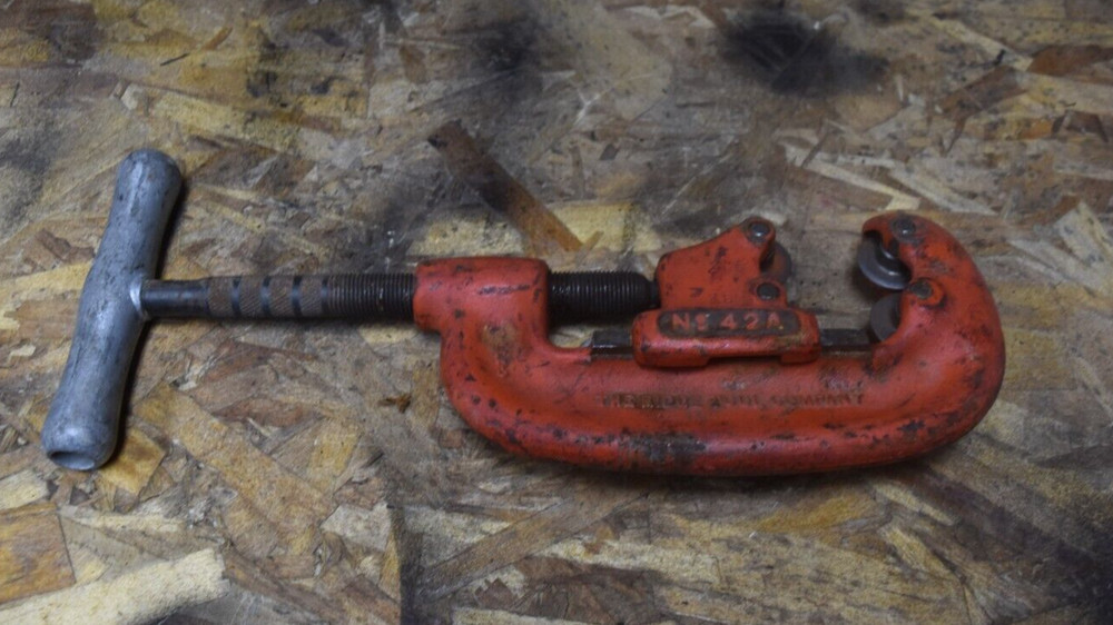 RIDGID No. 42A 4 WHEEL PIPE CUTTER 3/4&rdquo;-2&rdquo; PIPE CAPACITY U.S.A FREE SHIPPING