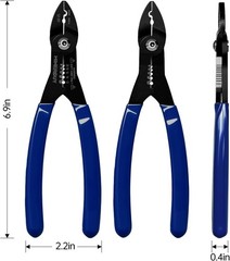 MINERGUY 4-in-1 Electrician&rsquo;s Pliers &ndash; Wire Stripper, Crimper, Household Cutter,