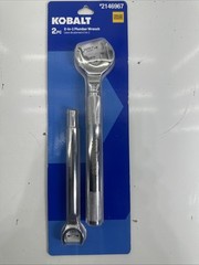 Kobalt 2pc 2 -In &ndash; 1 Plumber Wrench Sizes 9/16 In, 15/16 In and 5/8 In