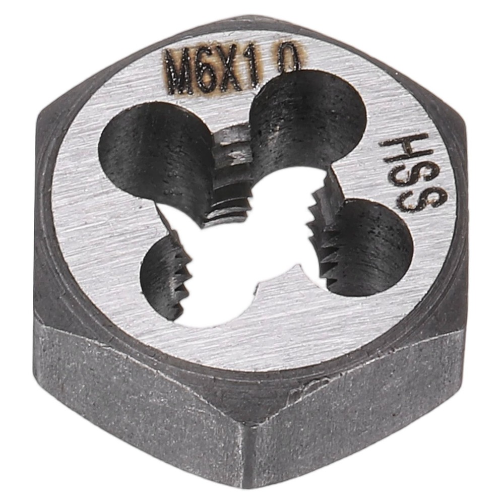 HSS M6 x 1 Metric Machine Thread Hex Die Right Hand High Speed Steel