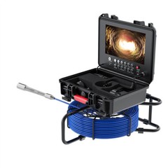 9&rdquo; 50M HD DVR Sewer Camera Pipe Inspection Camera 23mm Video Cam Meter Counter