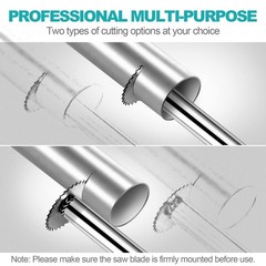 LitKiwi PVC Pipe Inside Cutter(4Pcs Saw Blades) 1 Kit(4PCS Blades), Silver