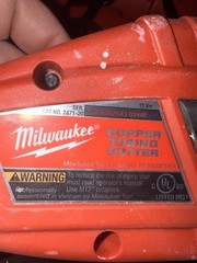 Milwaukee 2471-21 12v COPPER TUBING CUTTER KIT
