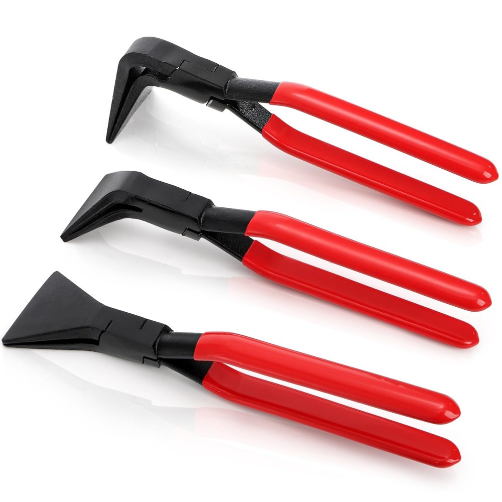 3 Pieces Hand Seamer Sheet Metal Tools, Metal Bending Pliers Set with Straigh&hellip;