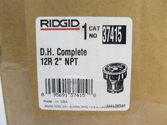 RIDGID 37415 for 2&Prime; Nominal, Alloy, RH, Pipe Hand Threader Die Head, 12-R
