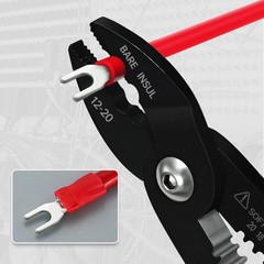 MINERGUY 4-in-1 Electrician&rsquo;s Pliers &ndash; Wire Stripper, Crimper, Household Cutter,