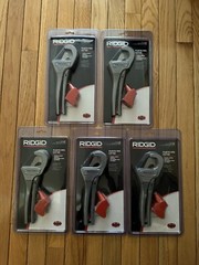 5 RIDGID SINLGE STROKE PLASTIC PIPE CUTTER PC-1375