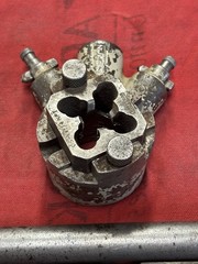 Vintage Craftsman USA Pipe Threader With 6 Square Dies & 4 Pipe Guides USA Old