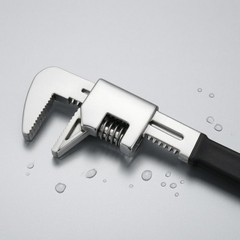 10 Inch Pipe Wrench Adjustable-Type 10-Inch Pipe Wrench Gripping and Turning