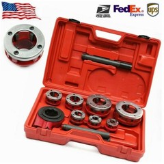 US NEW BSPT Pipe Threader 7 Stock Dies 3/8&Prime;, 1/2&Prime;, 3/4&Prime;,1&Prime;, 1-1/4&Prime;, 1-1/2&Prime;/ 2&Prime;