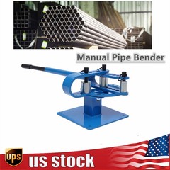 Premium Pipe Tube Bender 1&rdquo;-3&rdquo; inch Manual Tube Bender w/ 7 Dies Tubing Metal