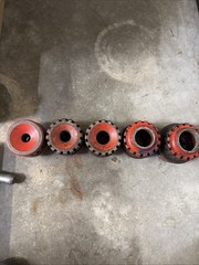 RIDGID Set Lot 1/2&rdquo;-1 1/2&rdquo; 12r Threading Threader Die Set Kit 1A Pipe Cutter