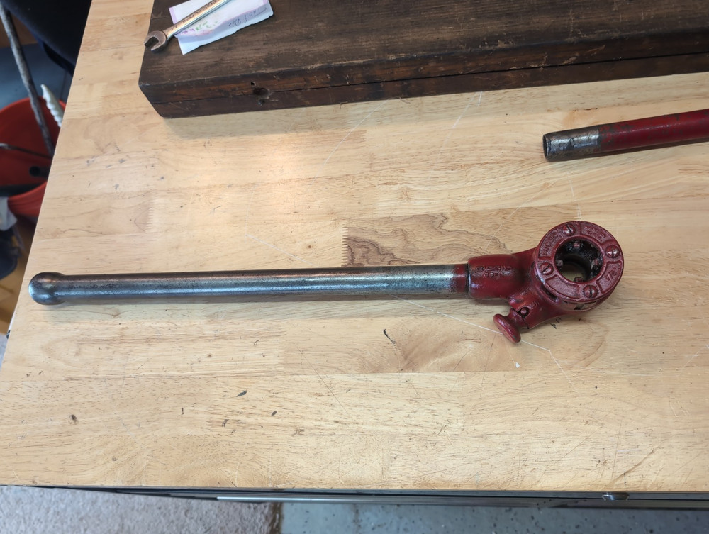 RIDGID Manual Ratchet Pipe Threader Head 3/4 Die USA