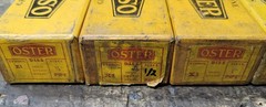Lot of 7 Oster X-1 Bolt Pipe Dies &ndash; New Old Stock &ndash; Unused &ndash; 1/4 to 2 inch
