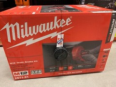 Milwaukee CANADA 12V Lithium-Ion Cordless Auger Snake Drain Cleaning Kit