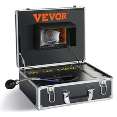 7&Prime; 30m/100ft Sewer Camera Pipe Inspection Camera LCD Monitor with DVR Function