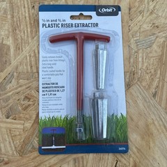 Orbit Sprinkler System 1/2-Inch & 3/4-Inch Plastic Pipe Nipple Extractor 26076