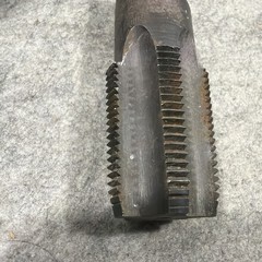 Ridgid 1&Prime; N. P. T. 1 9/64&Prime; Drill Pipe Tap Carbon Steel Made in the USA