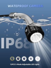 Sanyipace Sewer Camera 66FT 7&Prime; IPS Pop-up 20X Zoom Waterproof