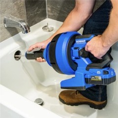 Kobalt 24v Max Cordless Drain Auger Kit w/ 4-Ah Battery & Charger (KDA 4024A-03)