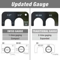 PEX Copper Crimp Ring Angle Tool 1/2in 3/4in PEX Connection Durable Mechanism US