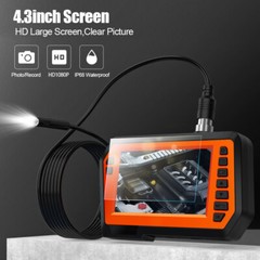 4.3&rdquo; HD 5M Industrial Endoscope Pipe Borescope Inspection Camera Sewer Camera