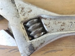 Ridgid Crescent Wrench 12&rdquo; Adjustable #712 The Ridge Tool Co. Elyria, Ohio