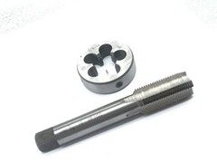 3/4-16 UNF Tap Die Set Machine Thread Round Right Hand Metal Tool Hardware