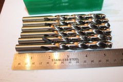 PRECISION TWIST DRILL 015625 #Y HSS JOBBER DRILL BIT 5 3/8&Prime;L &ndash; QTY OF 6 &ndash; NEW