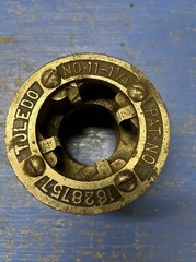 TOLEDO NO.11-1 1/4&Prime; DIE HEAD DROP HEAD PIPE Threader Ratchet Hand Tool Thread