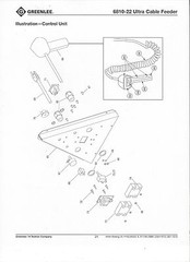 NEW FOOT PEDAL ACCESSORY FORWARD SWITCH FOR A GREENLEE 6810 ULTRA CABLE FEEDER