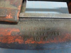 *Missing Rollers* RIDGID NO 4-S Iron Pipe Cutter 2&Prime; to 4&Prime; Cap. Heavy Duty USA