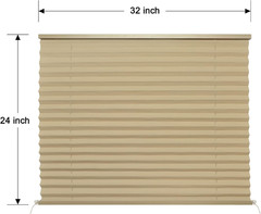 RV Blinds Shades for Camper Window, RV Pleated Shades Camper Blinds for Travel T