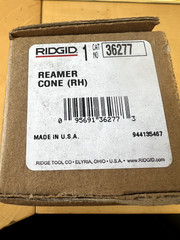 RIDGID 36277 Reamer Cone, For 5A191, 3FE64 Threading Machines